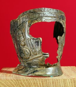 Gallo-romersk gladiatormaske, slutten av 1. århundre f.Kr. (bronse)